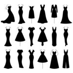 礼服剪影