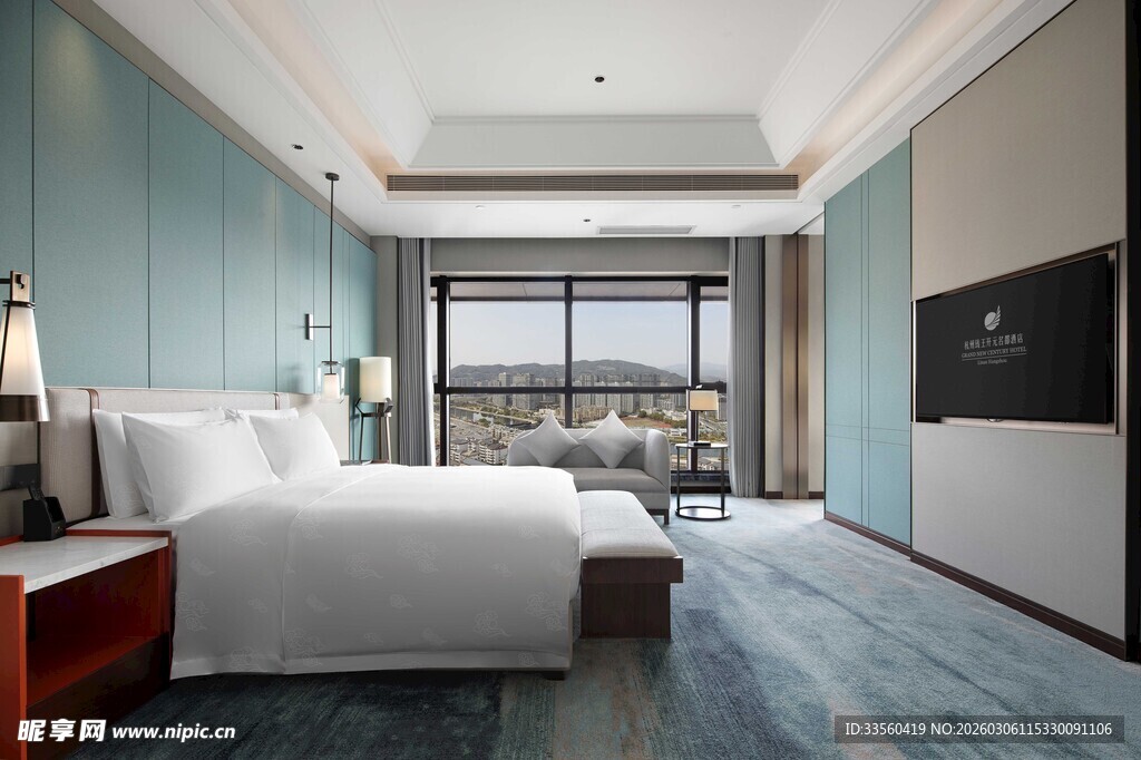 现代简约风格豪华酒店客房