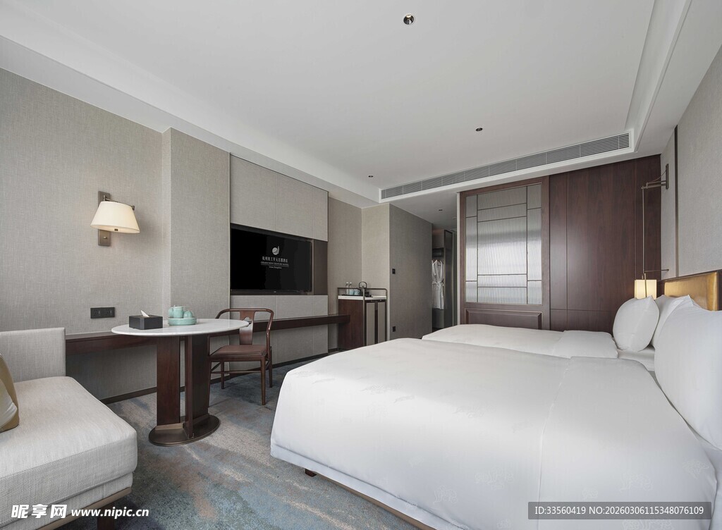 现代简约风格豪华酒店客房