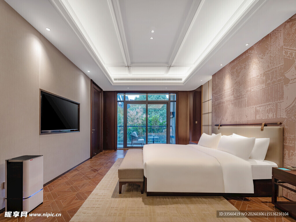 豪华现代风格卧室空间