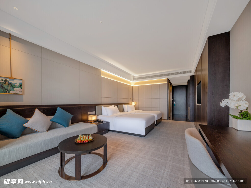 现代简约风格豪华酒店客房