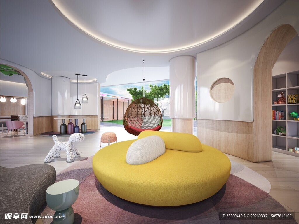 现代简约风室内休闲空间