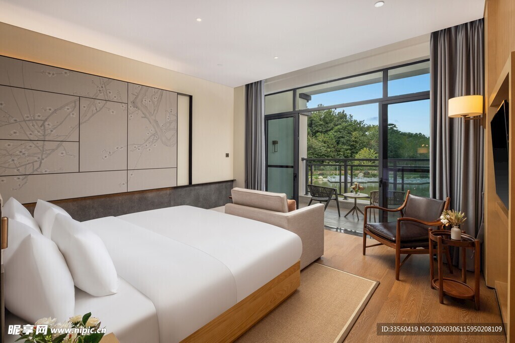 现代简约风豪华卧室空间