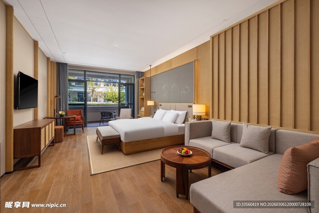 现代简约风格豪华酒店客房