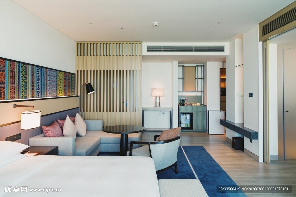 现代风格豪华酒店客房