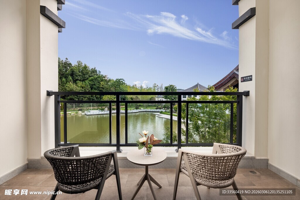 阳台惬意休闲观景空间