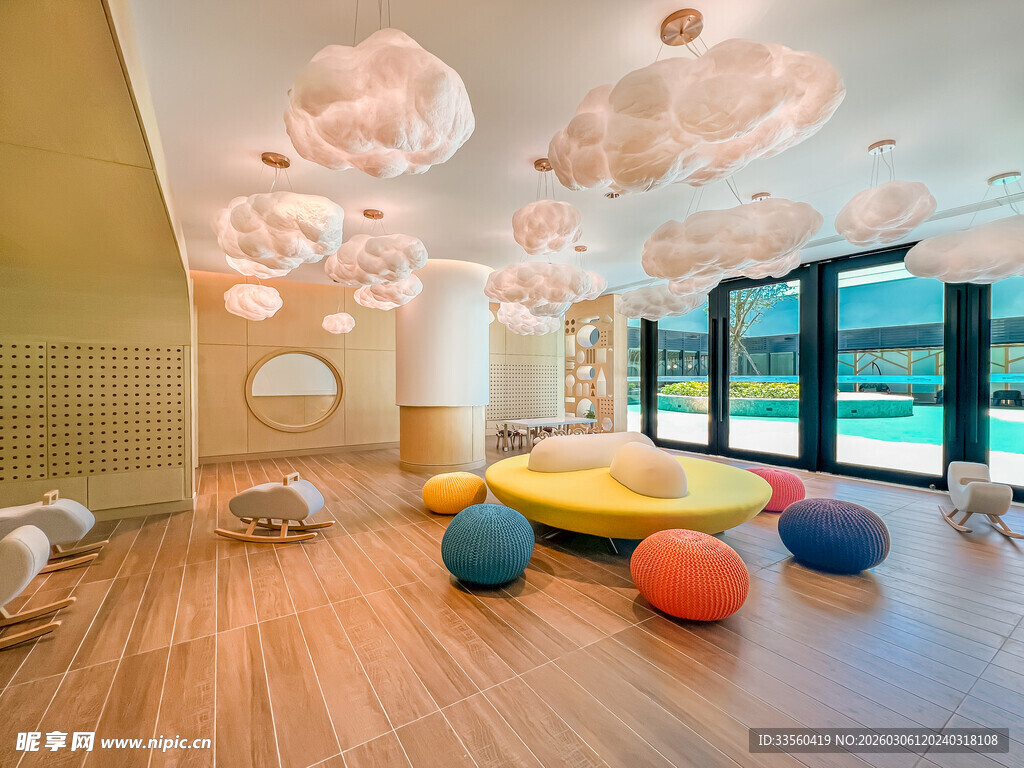 童趣室内空间多彩玩乐天地