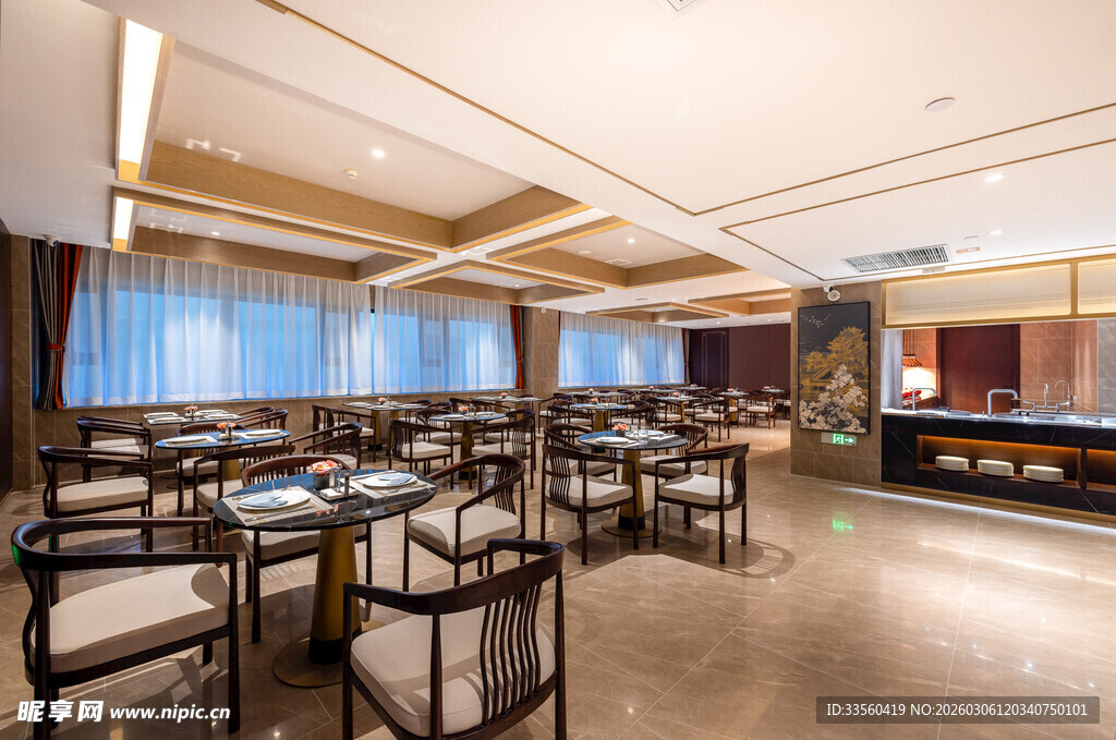 中式餐厅雅致用餐空间