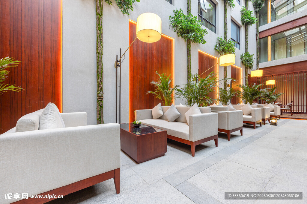 现代风格庭院休闲区