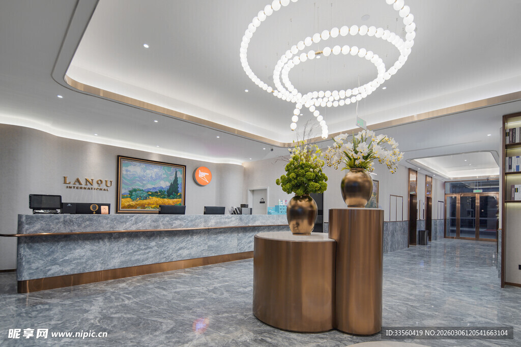 现代简约风格酒店大堂