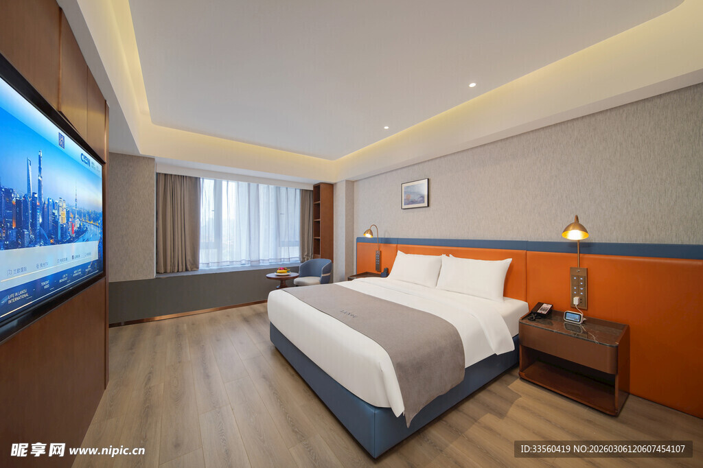 现代简约风格舒适酒店客房