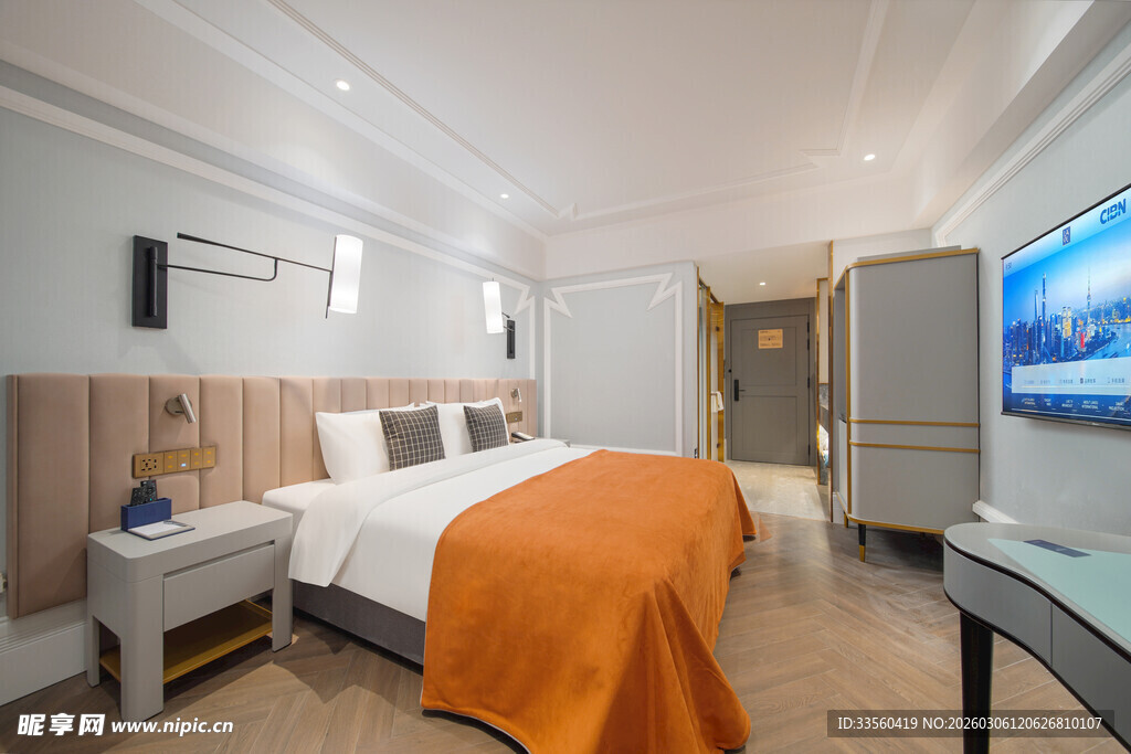 现代简约风温馨卧室场景