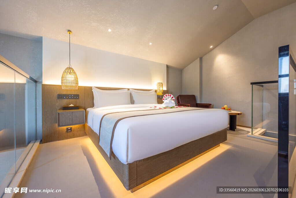 现代简约风格温馨卧室