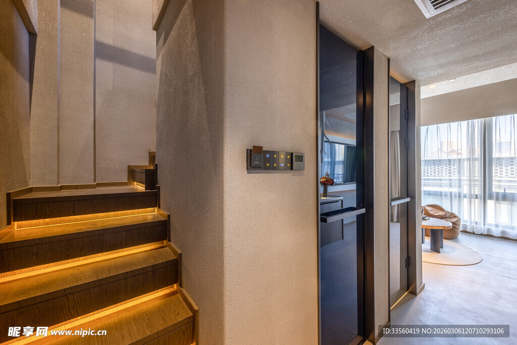 现代简约风室内楼梯空间