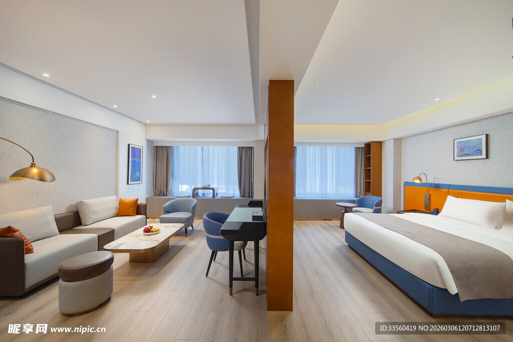现代简约风豪华酒店客房