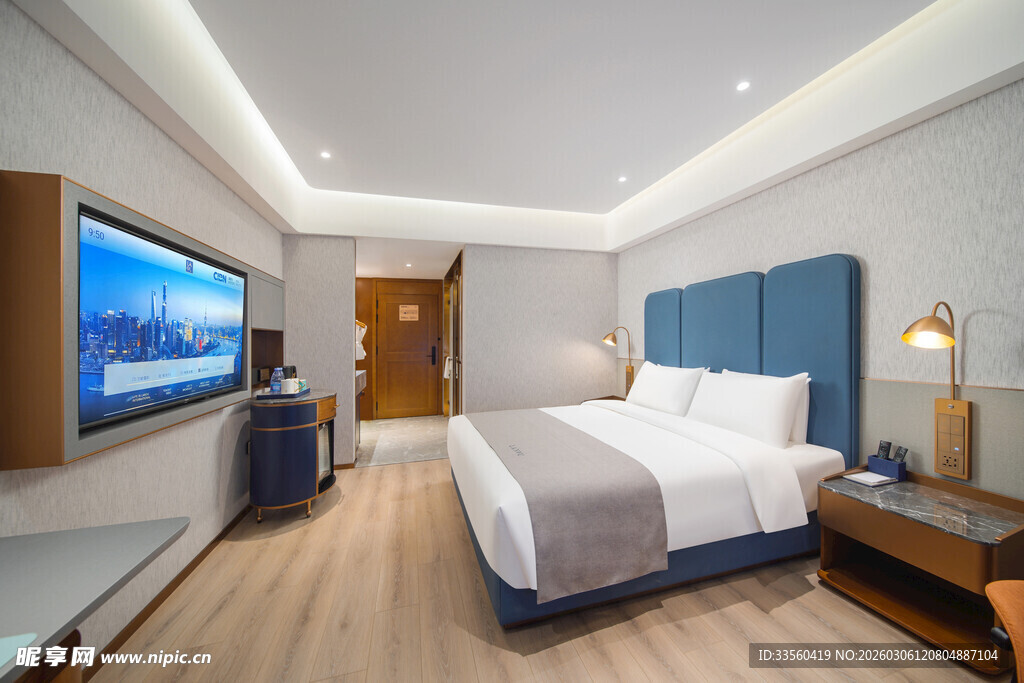 现代简约风格豪华酒店客房