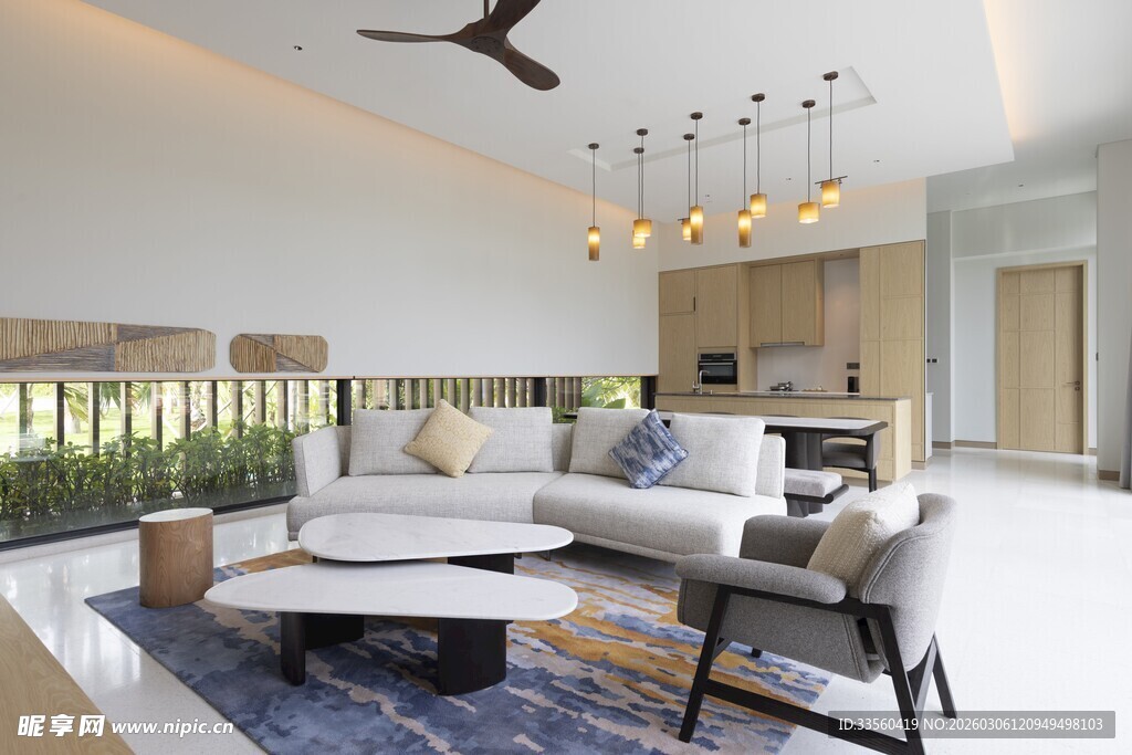 现代简约风格客厅空间