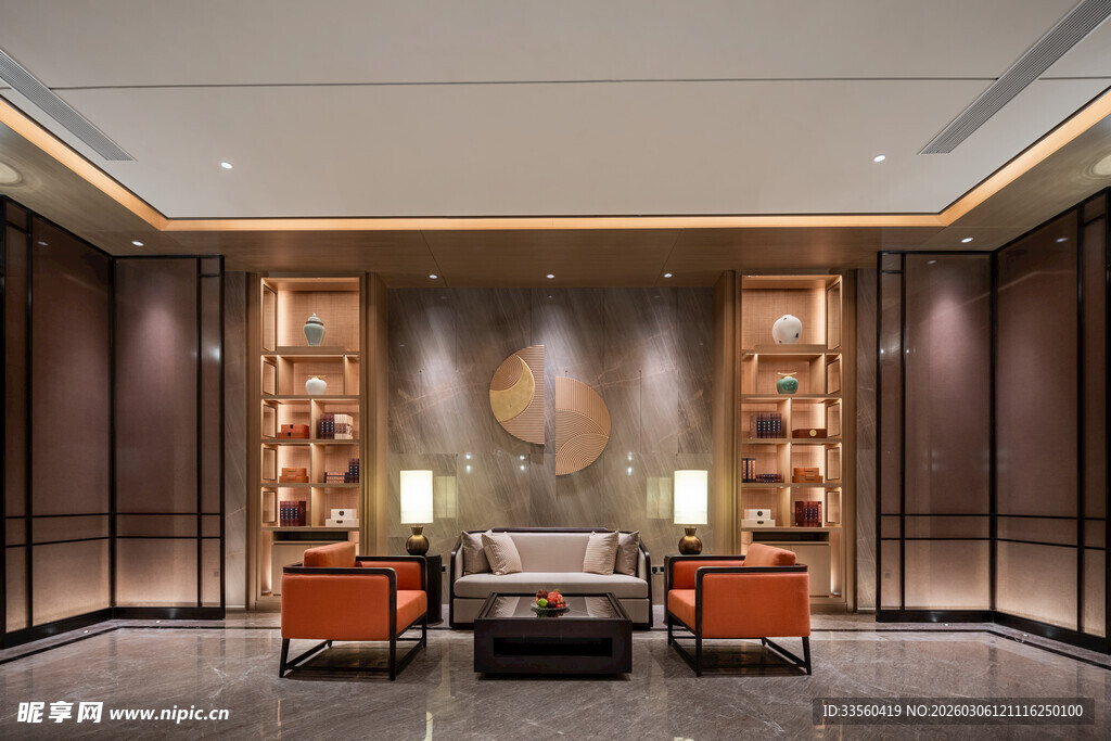 中式典雅客厅室内设计