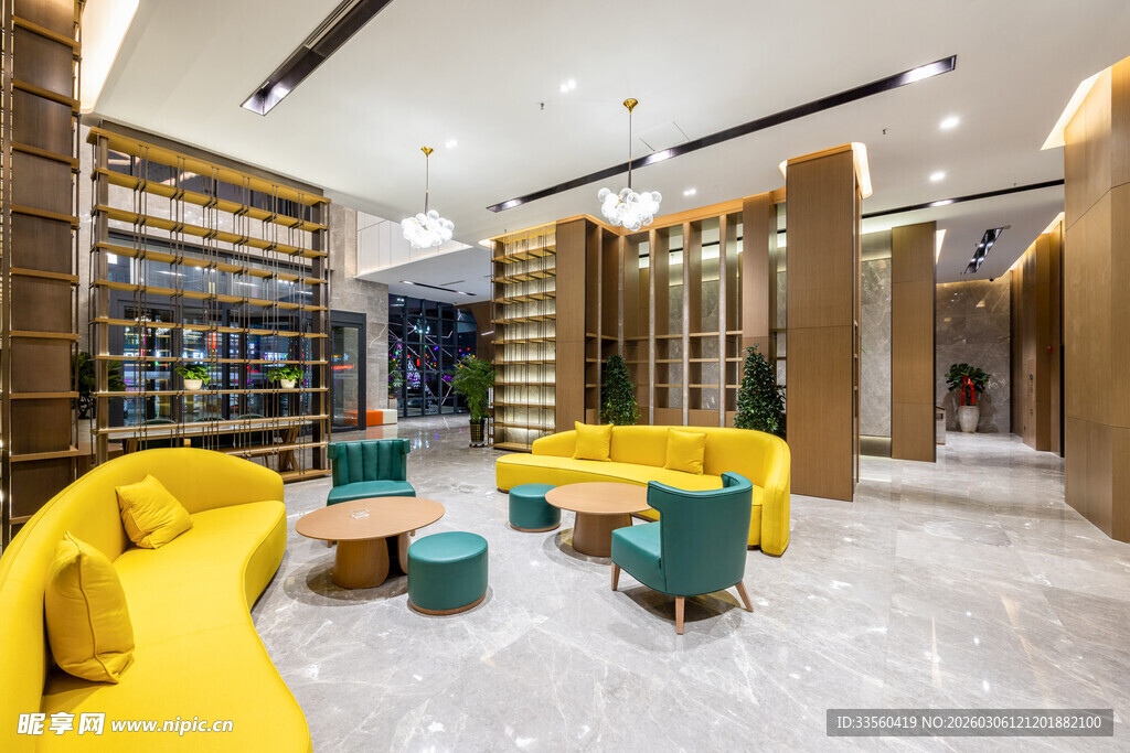 现代时尚休闲阅读空间