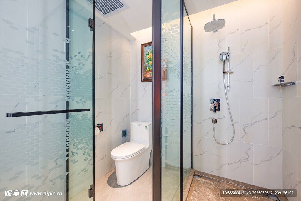 现代简约风卫生间一角