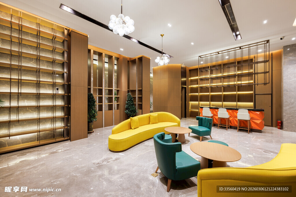 现代风格创意休闲阅读空间