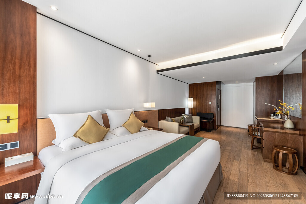 现代优雅风格豪华卧室