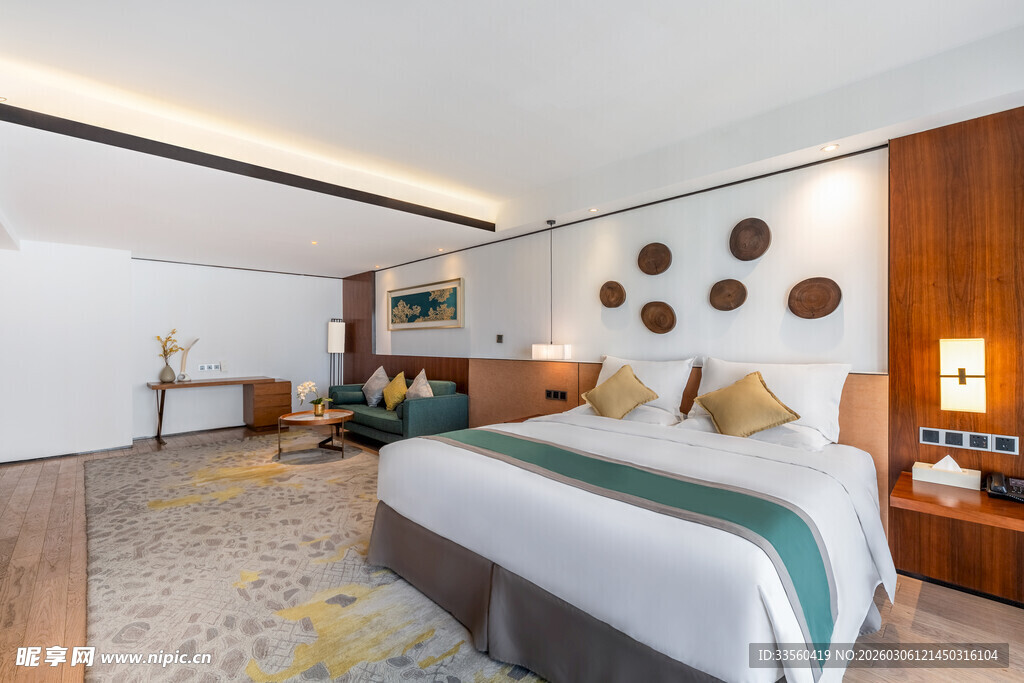 现代简约风豪华卧室空间