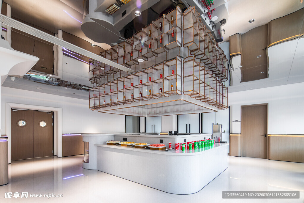 现代风格时尚吧台空间设计