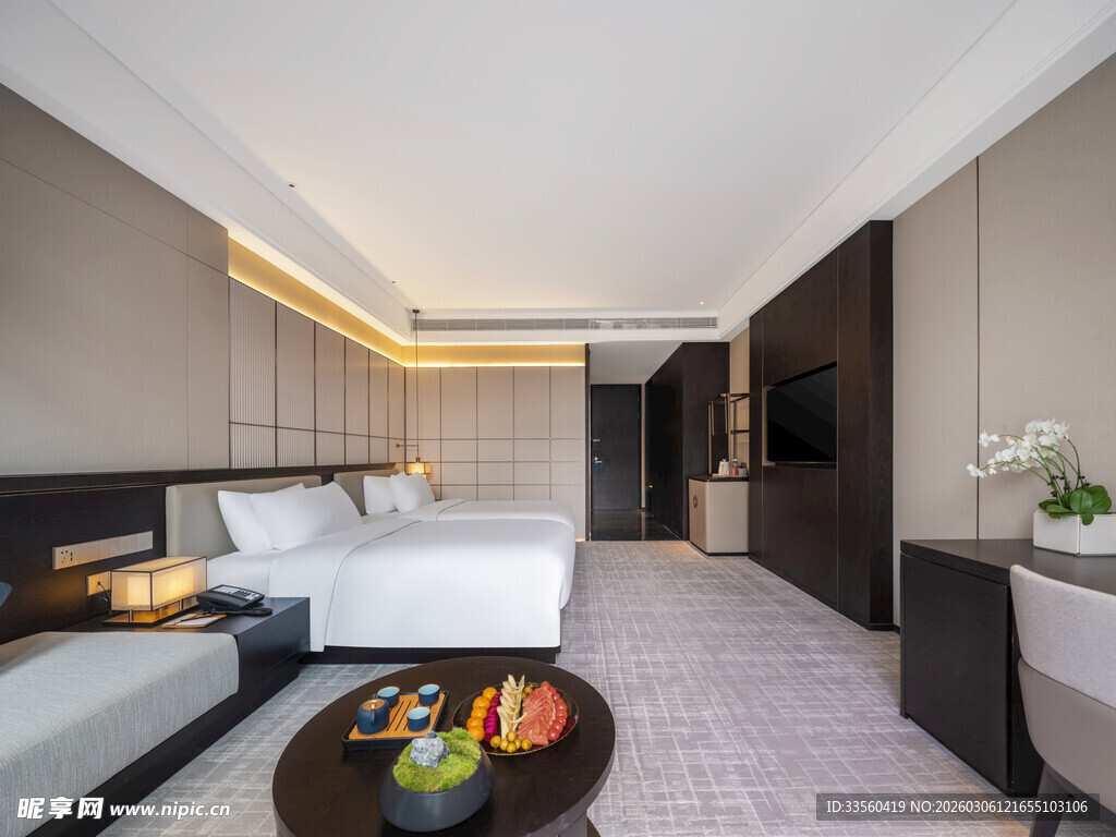 现代简约风豪华卧室空间