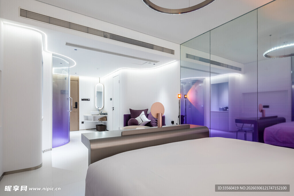 现代时尚卧室室内设计