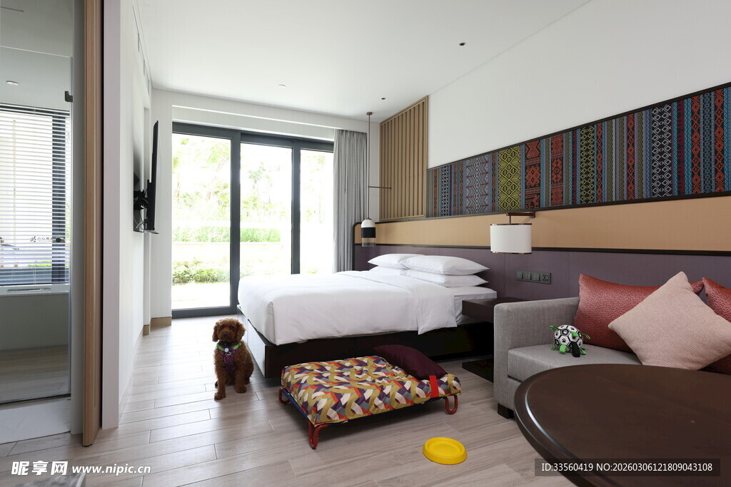 现代简约风格卧室室内景