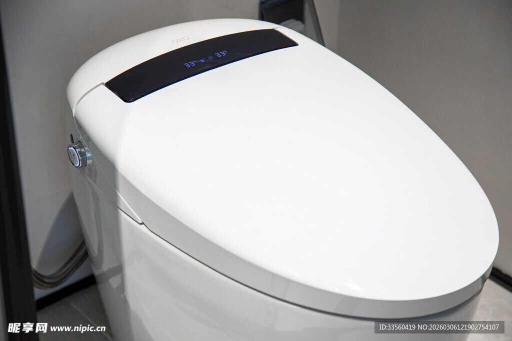 智能马桶特写