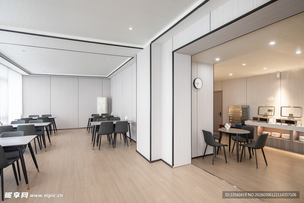 现代简约风格餐厅室内景