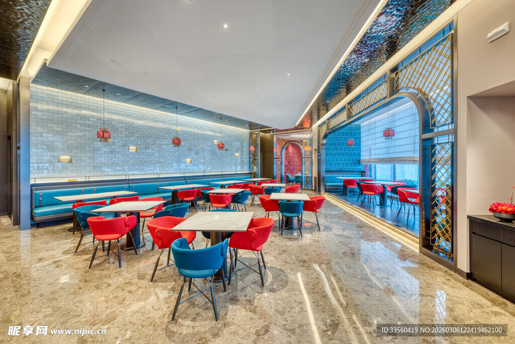 现代风格餐厅室内景致