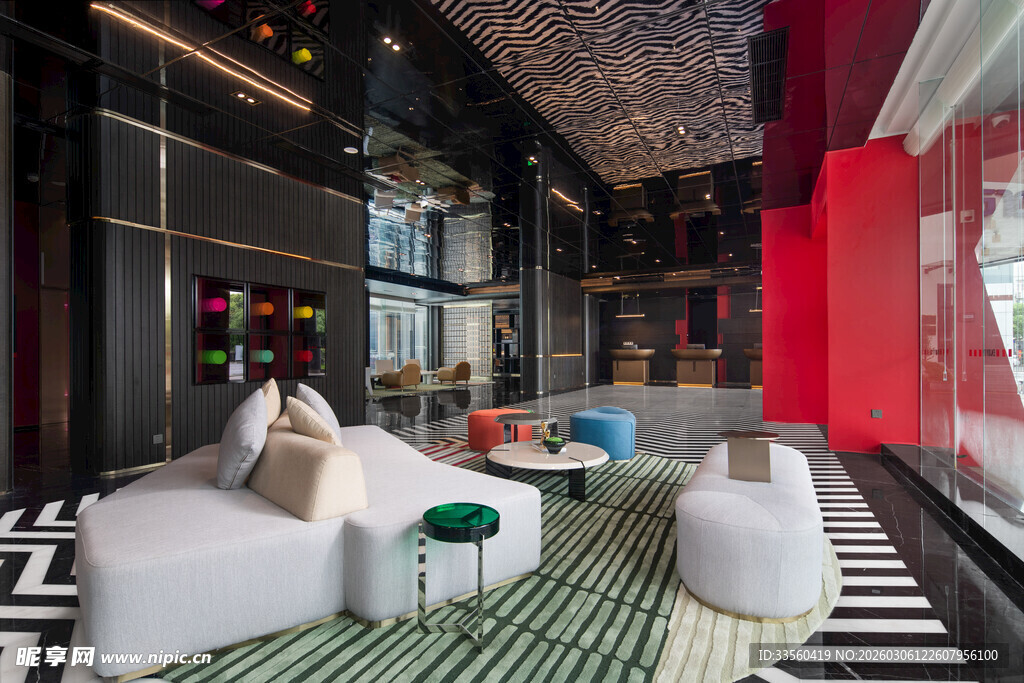 现代时尚客厅室内空间设计