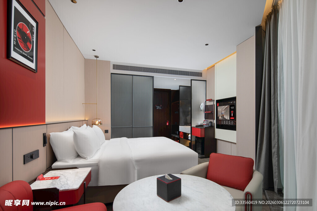 现代简约风格温馨卧室