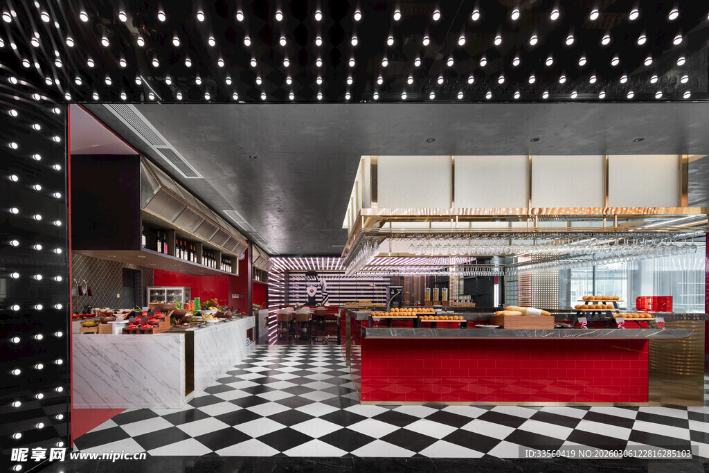 时尚现代的室内餐饮空间