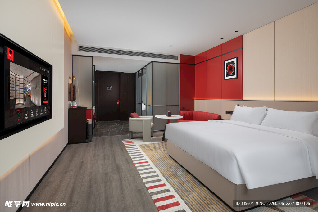 现代简约风温馨卧室空间