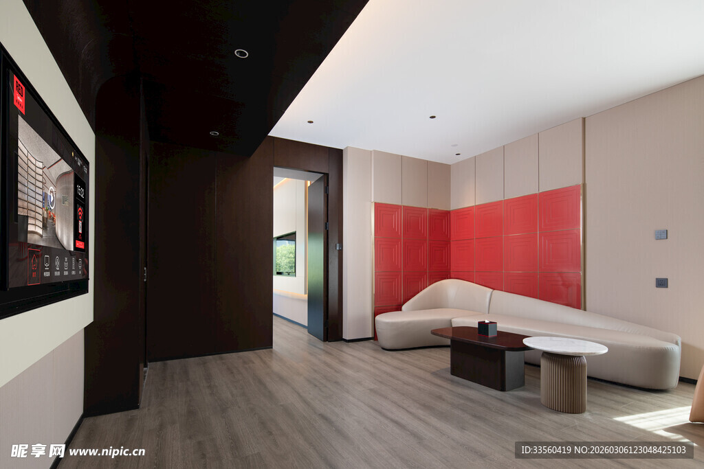 现代简约风客厅室内效果图