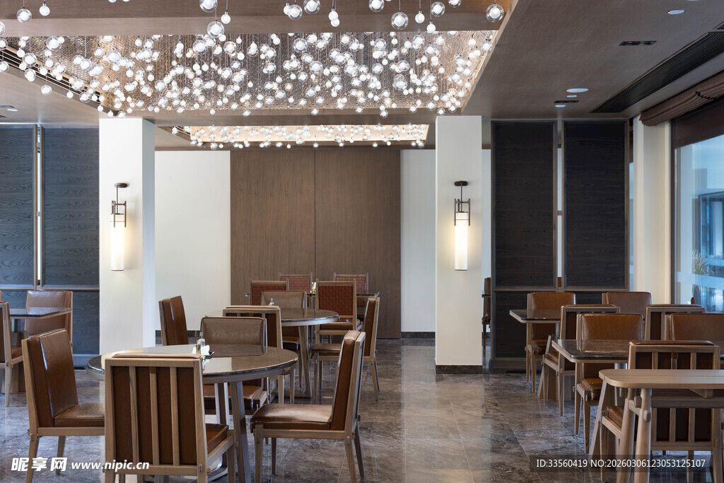 现代简约风格餐厅室内景