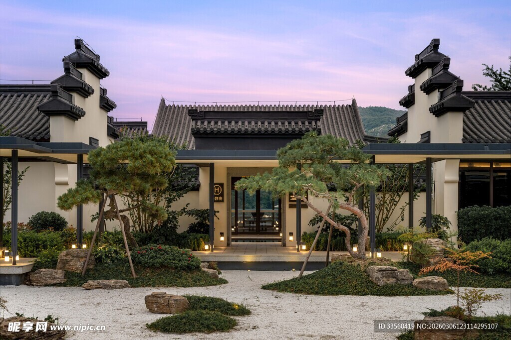 中式庭院景观古韵雅致