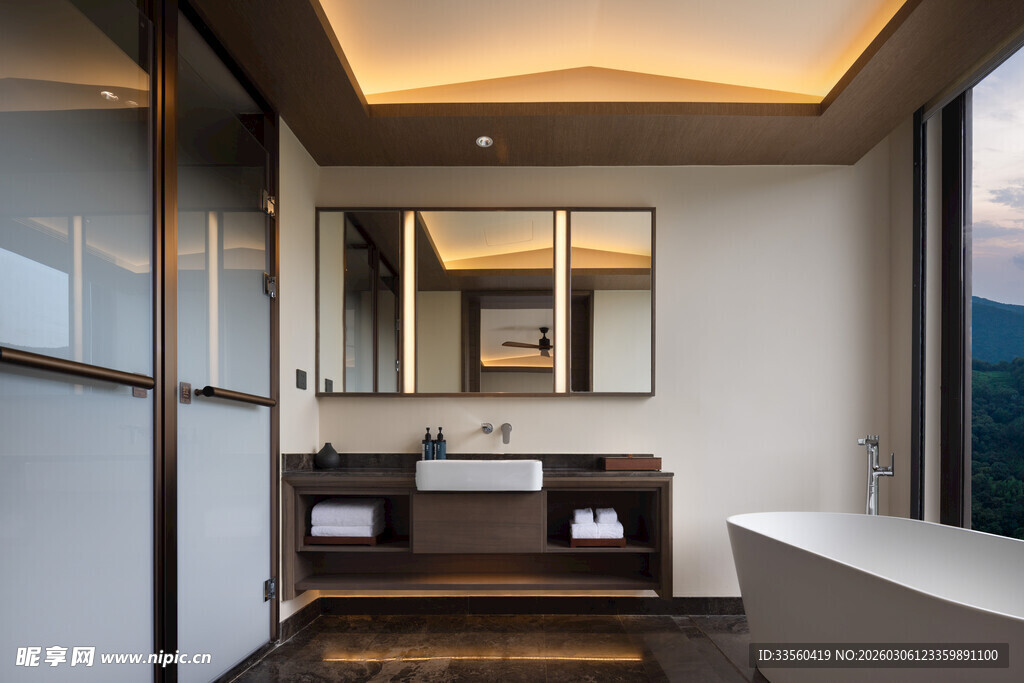 现代简约风格浴室空间