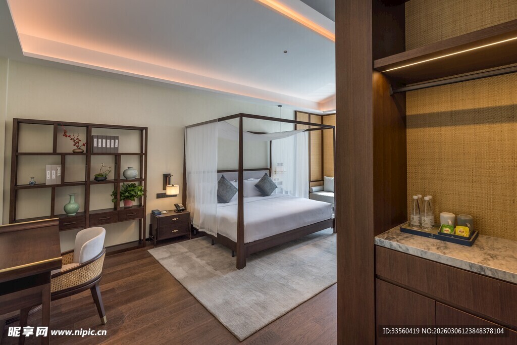 现代风格温馨卧室空间