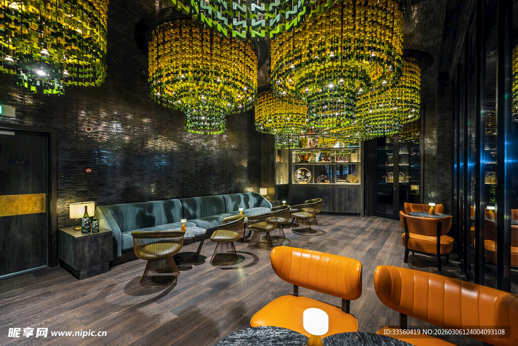 时尚现代的室内休闲空间