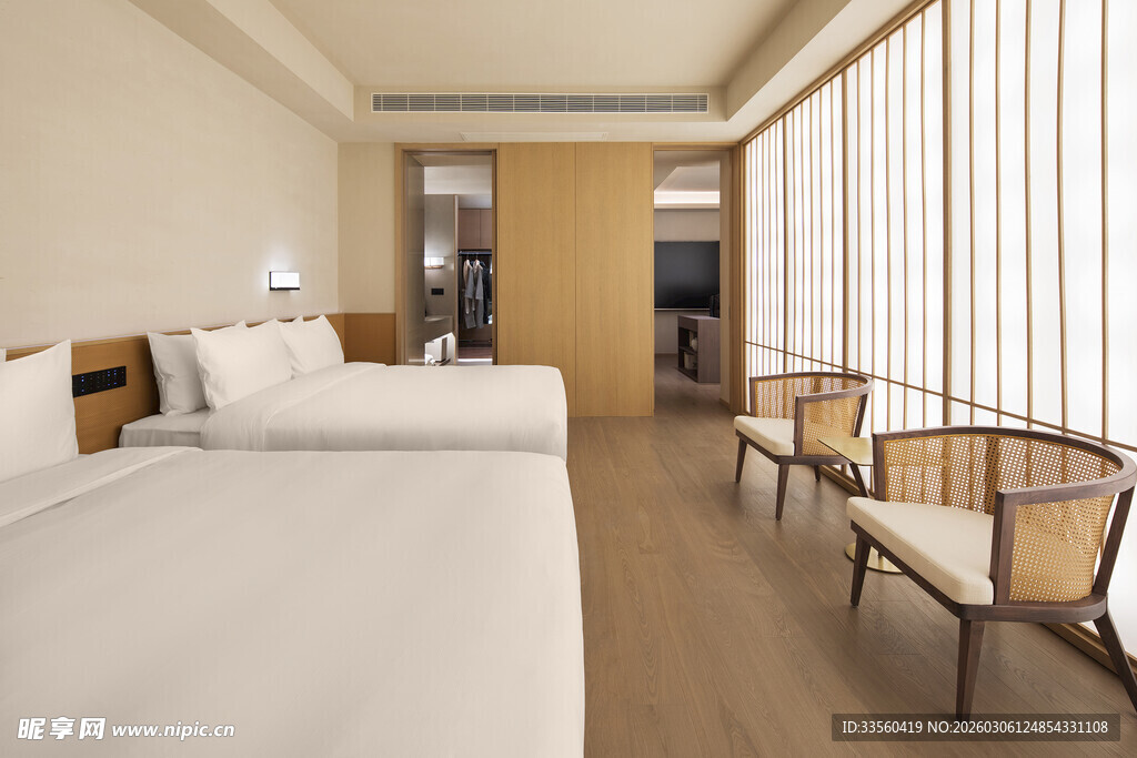 现代简约风格酒店客房