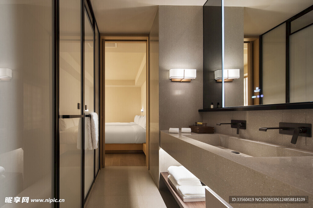 现代简约风格的精致浴室