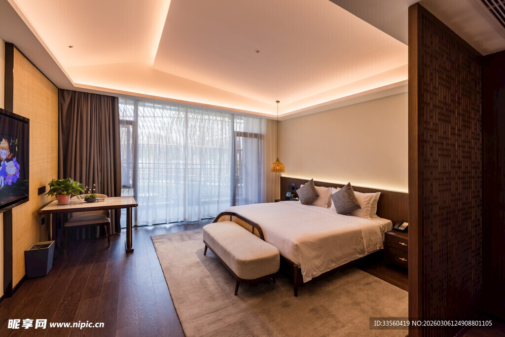 现代风格豪华酒店客房