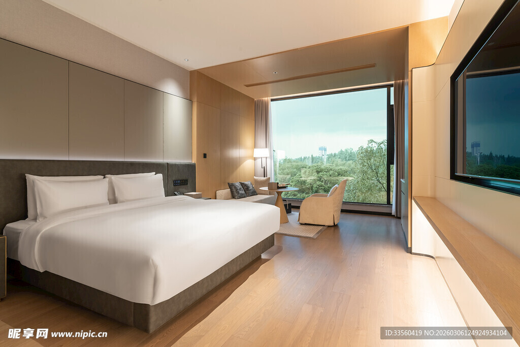 现代简约风格舒适卧室空间