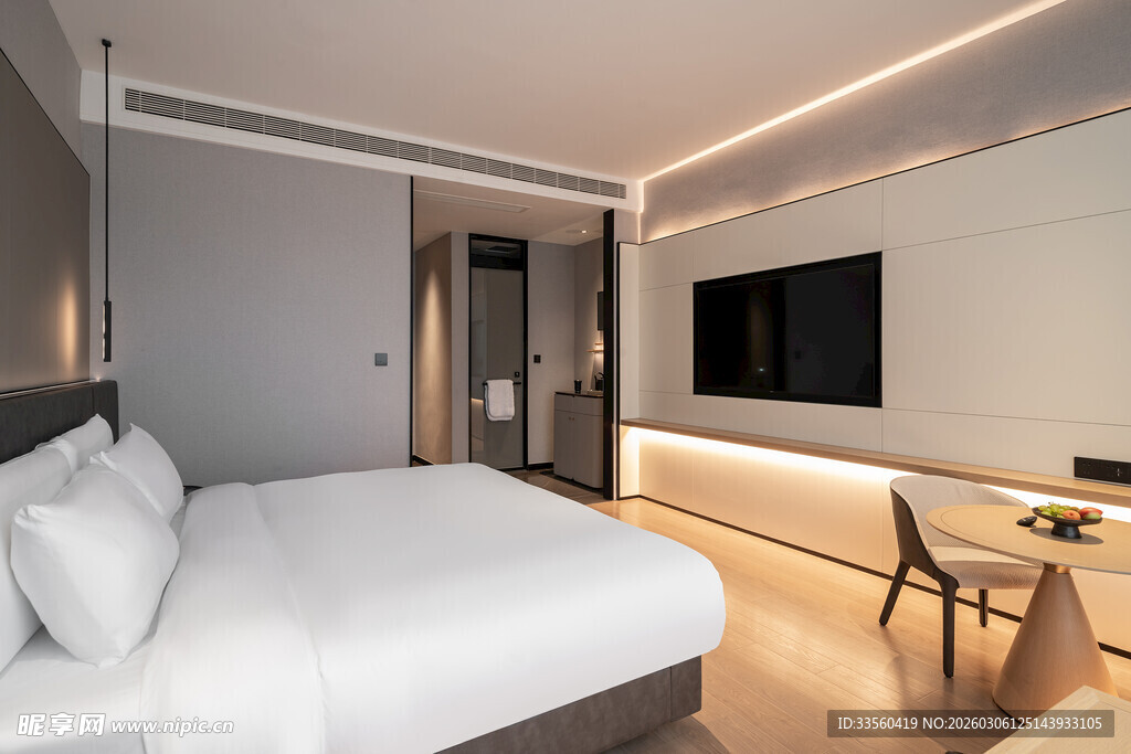 现代简约风格酒店客房