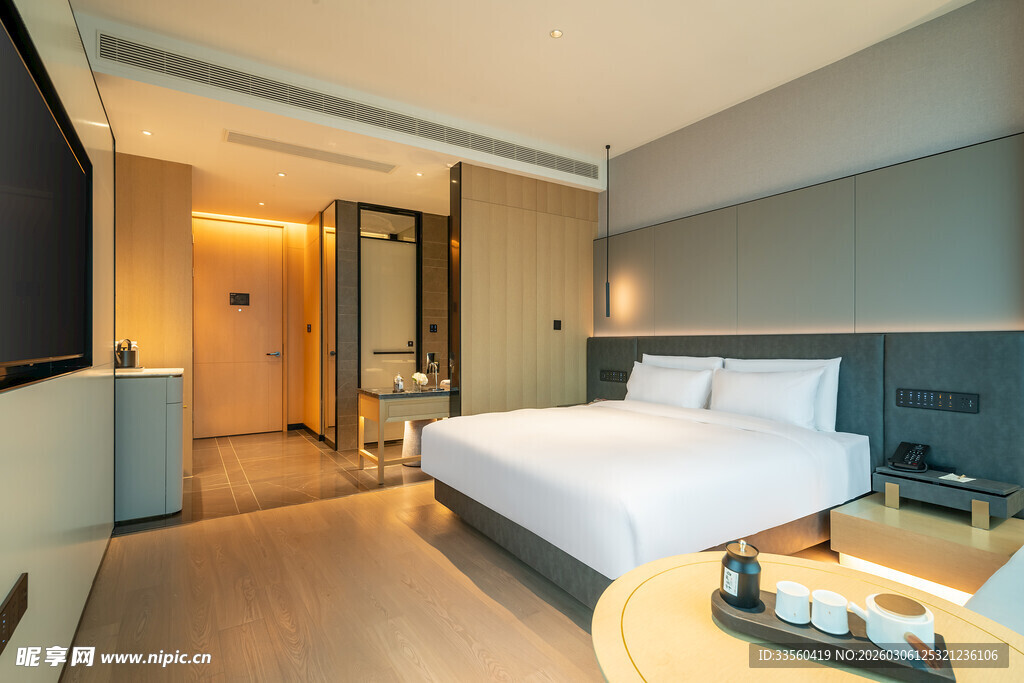 现代简约风格酒店客房